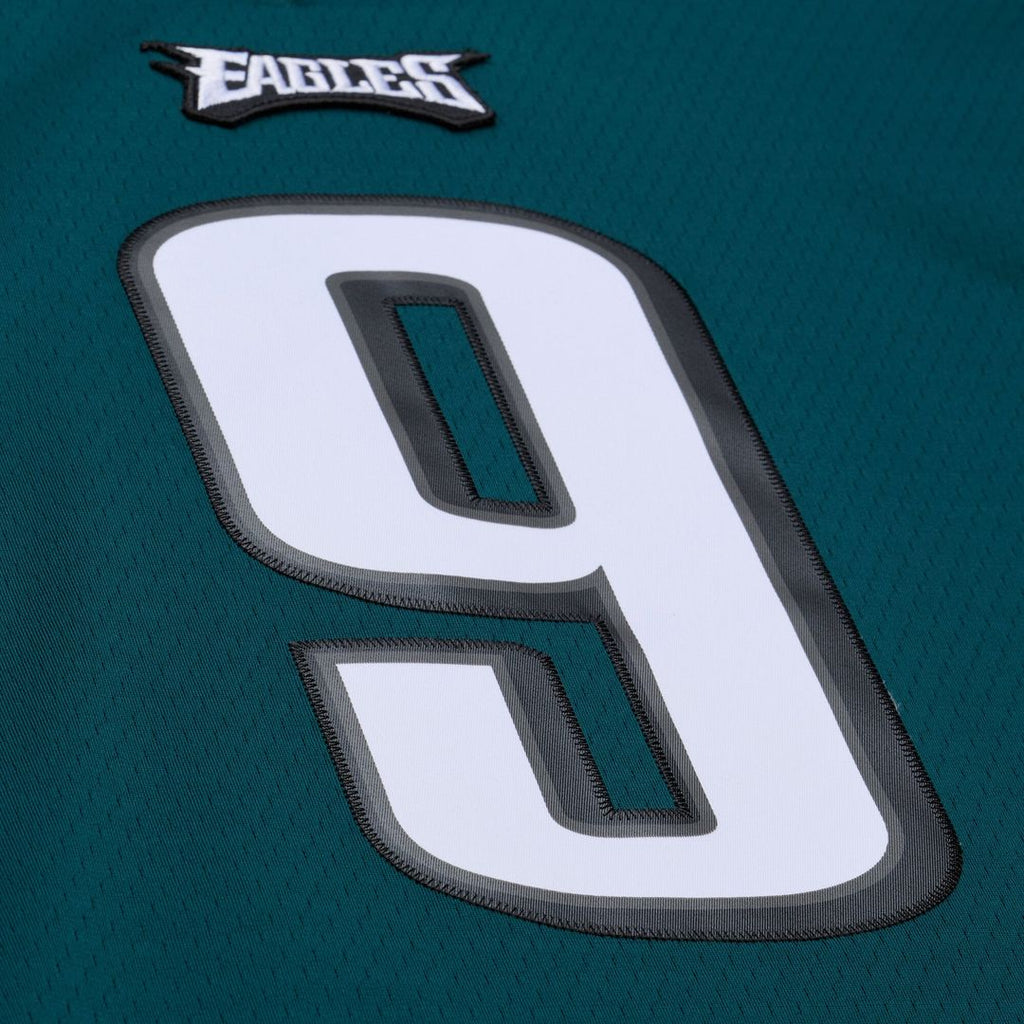 Men's Mitchell & Ness Philadelphia Eagles Nick Foles Midnight Green Legacy Replica NFL Jersey