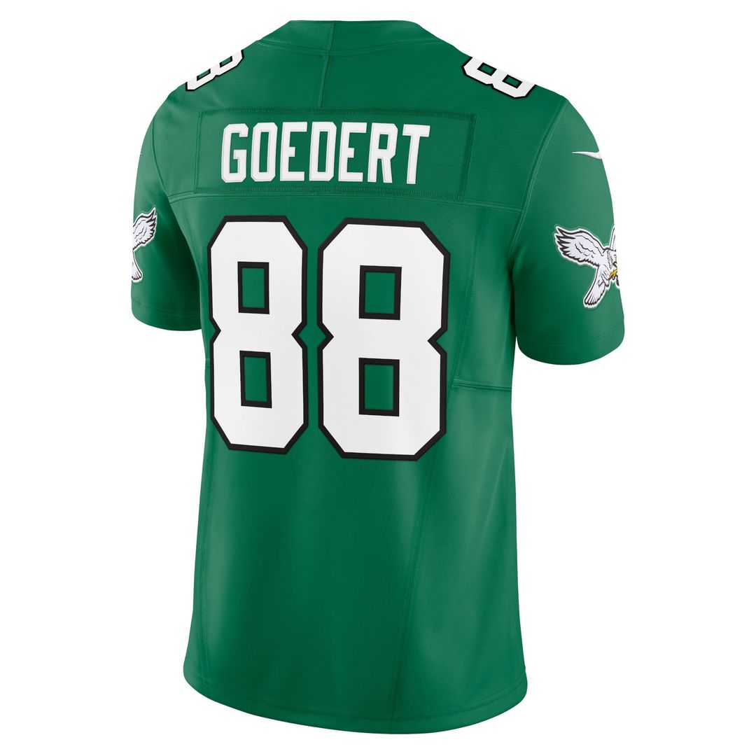 Men's Nike Philadelphia Eagles Dallas Goedert Kelly Green Vapor F.U.S.E. Limited NFL Jersey