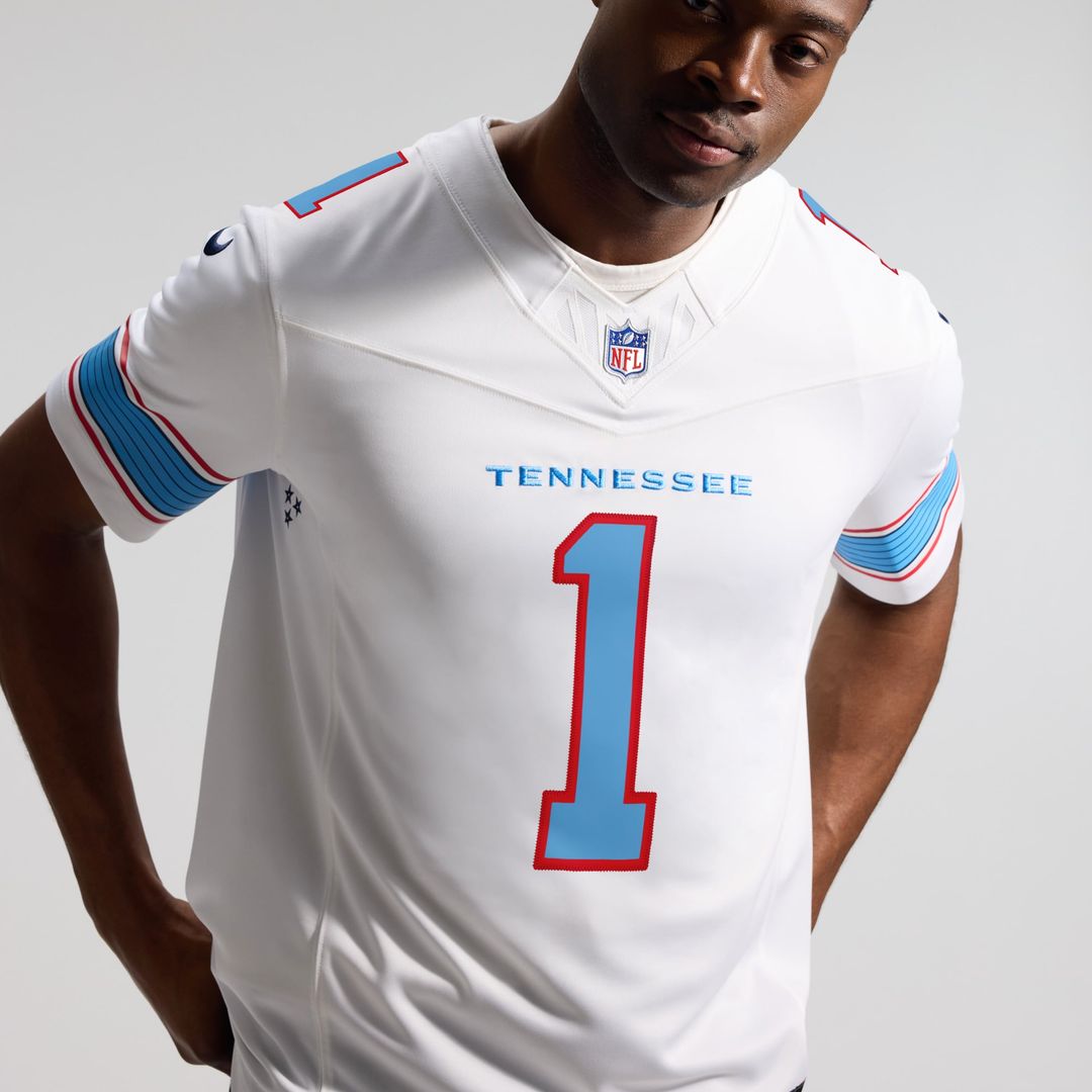 Men's Nike Tennessee Titans Cameron Ward White Vapor F.U.S.E. Stitched Limited NFL Jersey