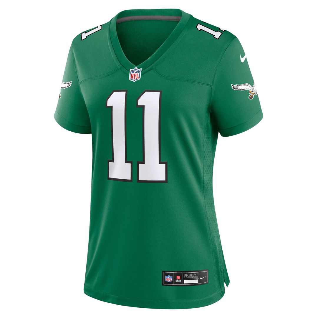 Women's Nike Philadelphia Eagles A.J. Brown Kelly Green Player NFL Jersey