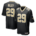 Men's Nike New Orleans Saints Quincy Riley Black Team Game NFL Jersey