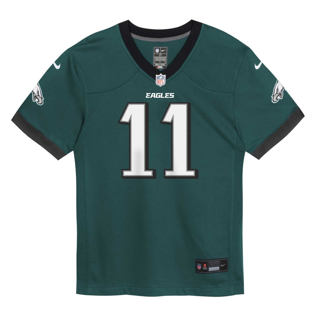 Infant Nike Philadelphia Eagles A.J. Brown Green Team Player Game NFL Jersey