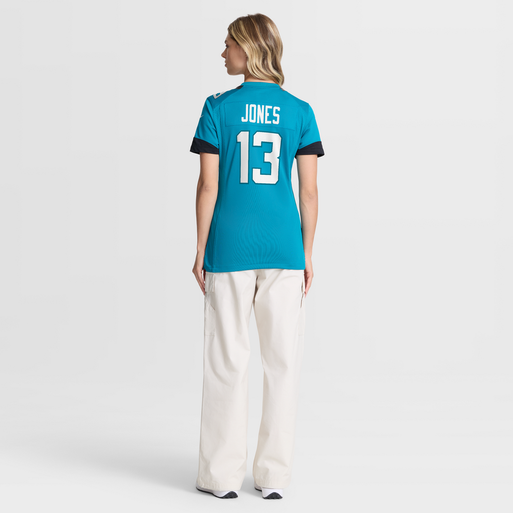 Women's Nike Jacksonville Jaguars Tim Jones Teal Team Game NFL Jersey