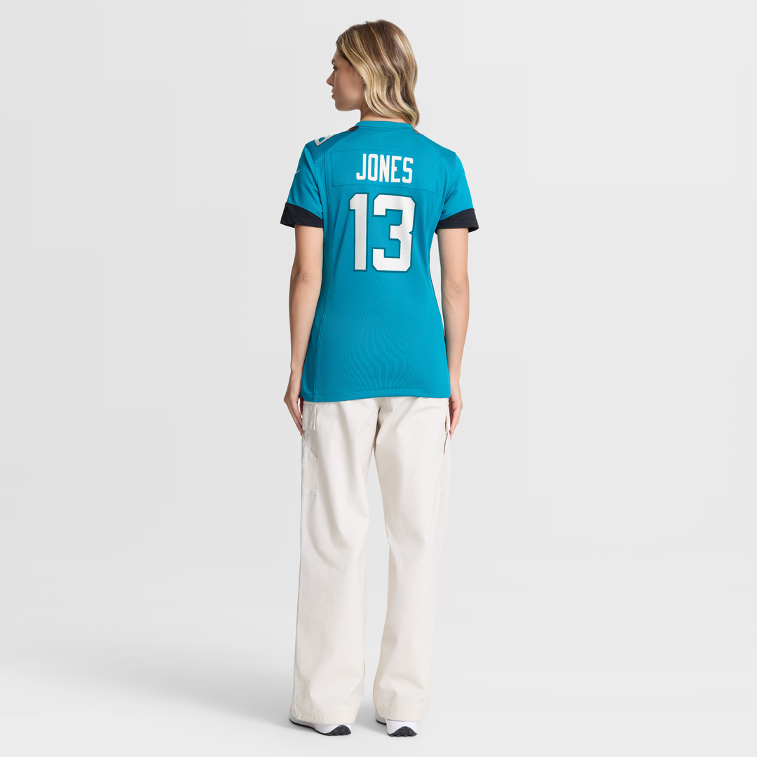 Women's Nike Jacksonville Jaguars Tim Jones Teal Team Game NFL Jersey