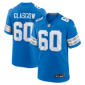 Men's Nike Detroit Lions Graham Glasgow Blue Team Game NFL Jersey