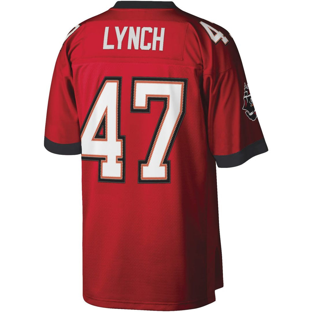 Men's Mitchell & Ness Tampa Bay Buccaneers John Lynch Orange Legacy Replica NFL Jersey
