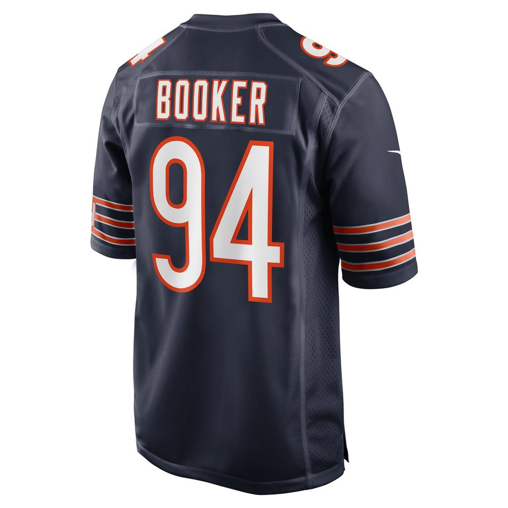 Men's Nike Chicago Bears Austin Booker Navy Game NFL Jersey