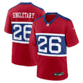 Youth Nike New York Giants Devin Singletary Red Game NFL Jersey