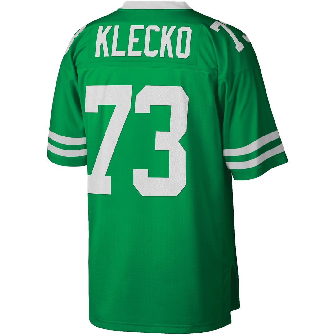 Men's Mitchell & Ness New York Jets Joe Klecko Kelly Green Legacy Replica NFL Jersey