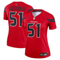 Women's Nike Houston Texans Will Anderson Jr. Red Alternate Legend Player NFL Performance Top