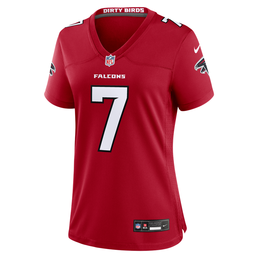Women's Nike Atlanta Falcons Bijan Robinson Red Game NFL Jersey
