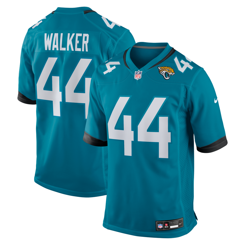 Men's Nike Jacksonville Jaguars Travon Walker Teal Player Game NFL Jersey
