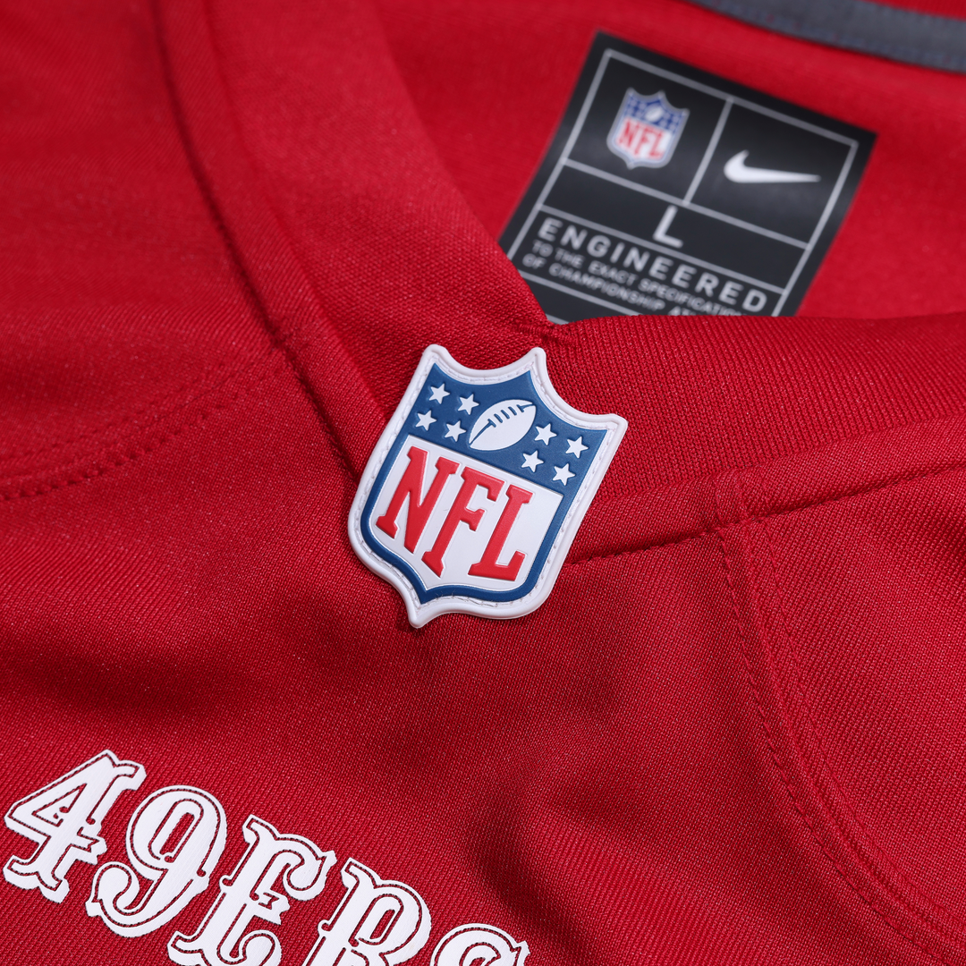 Men's Nike San Francisco 49ers Mykel Williams Scarlet Team Game NFL Jersey