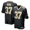 Men's Nike New Orleans Saints Jordan Mims Black Team Game NFL Jersey
