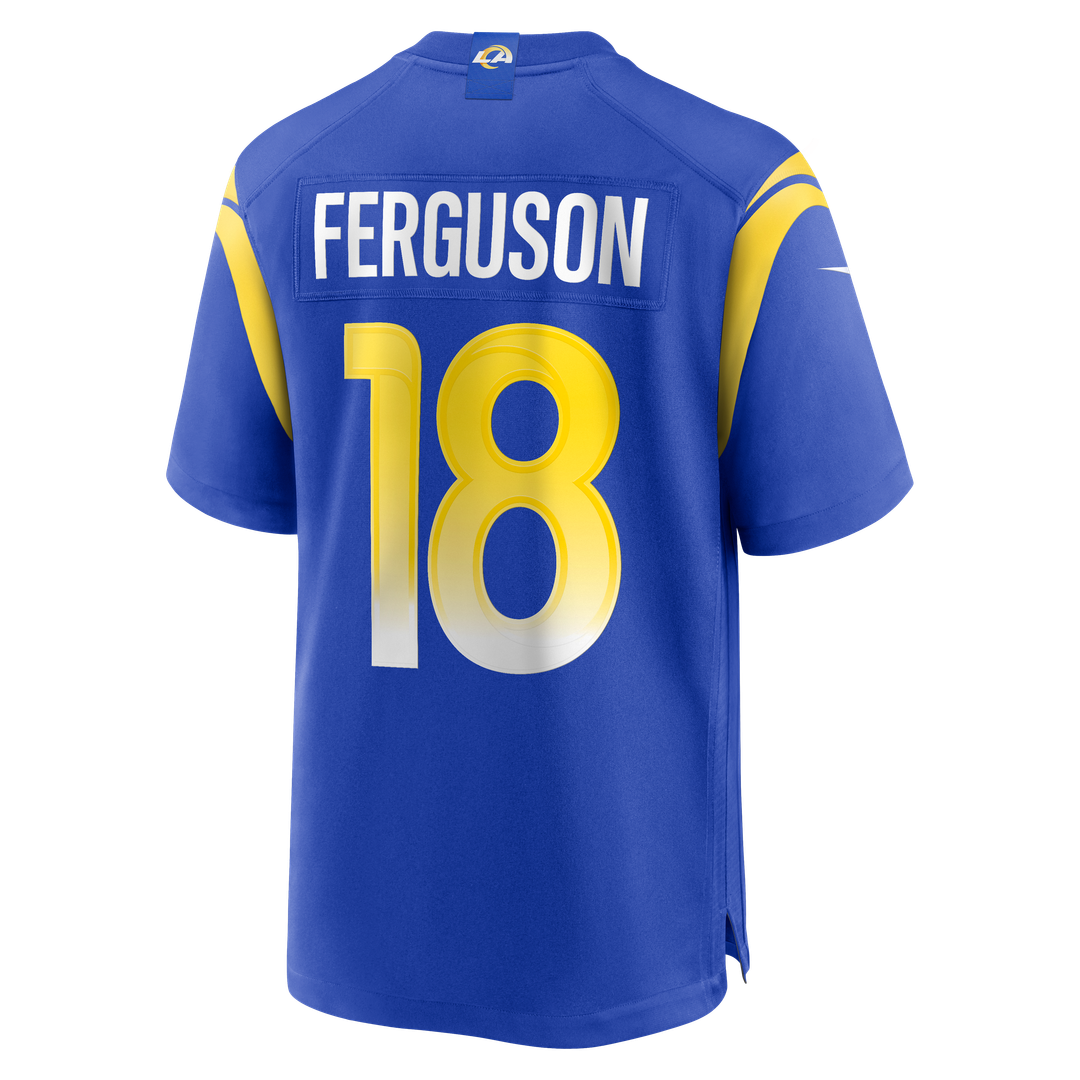 Men's Nike Los Angeles Rams Terrance Ferguson Royal Team Game NFL Jersey