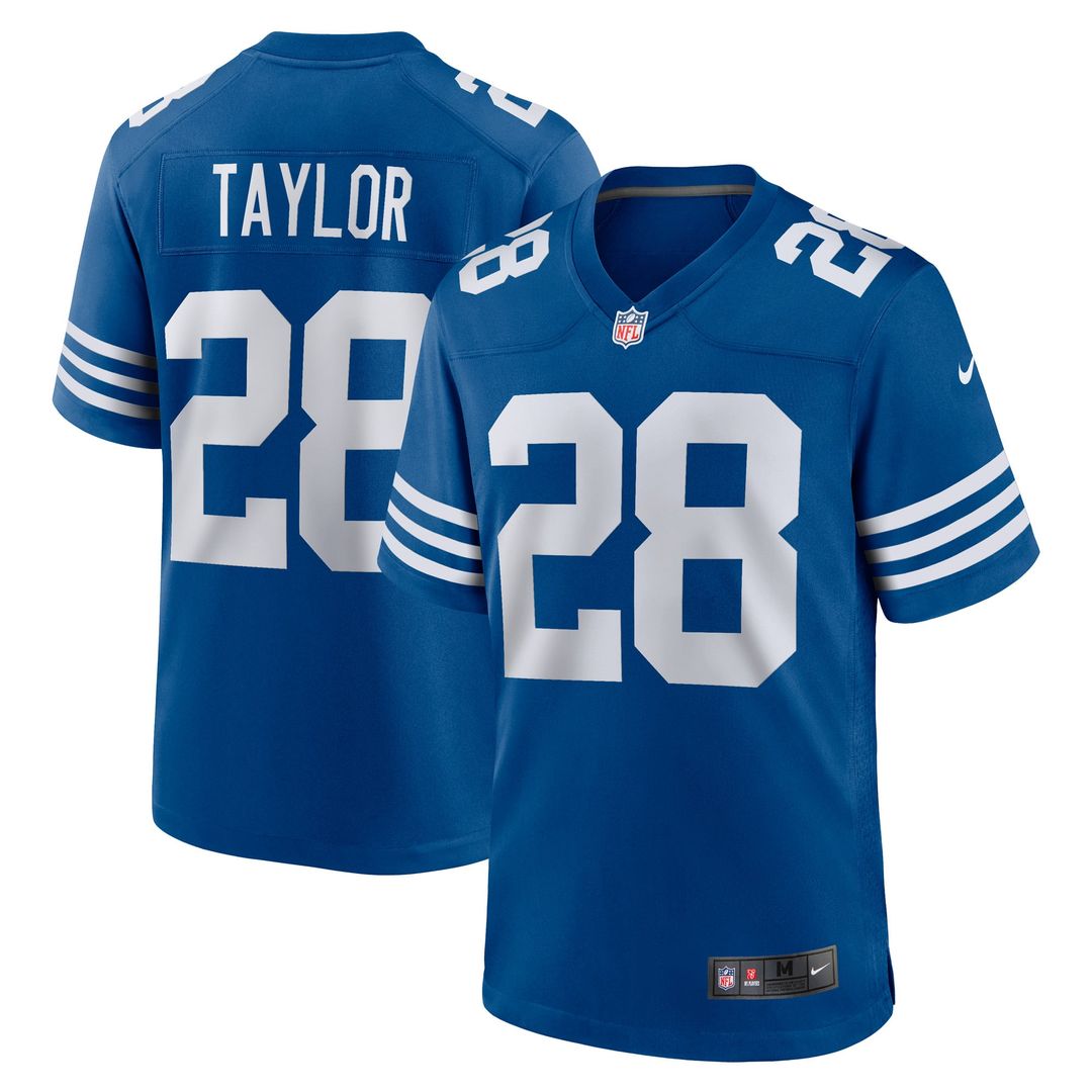 Men's Nike Indianapolis Colts Jonathan Taylor White Player Game NFL Jersey