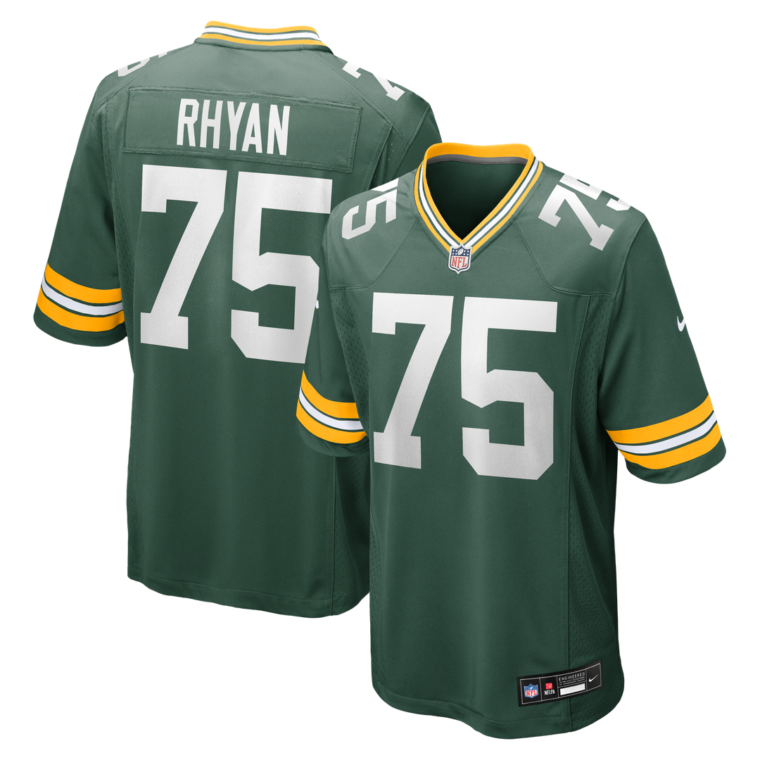 Men's Nike Green Bay Packers Sean Rhyan Green Game Player NFL Jersey