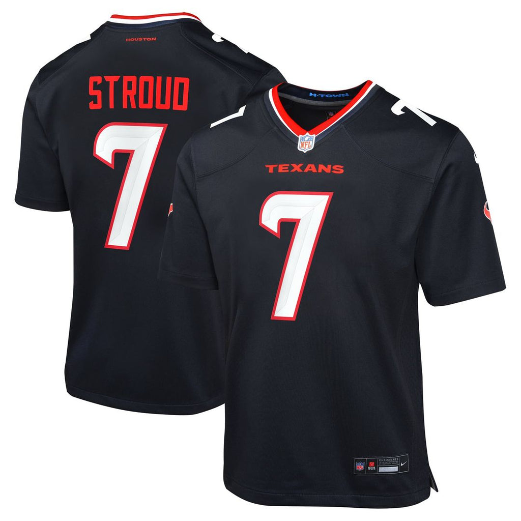 Youth Nike Houston Texans C.J. Stroud Navy Game NFL Jersey