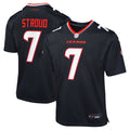 Youth Nike Houston Texans C.J. Stroud Navy Game NFL Jersey