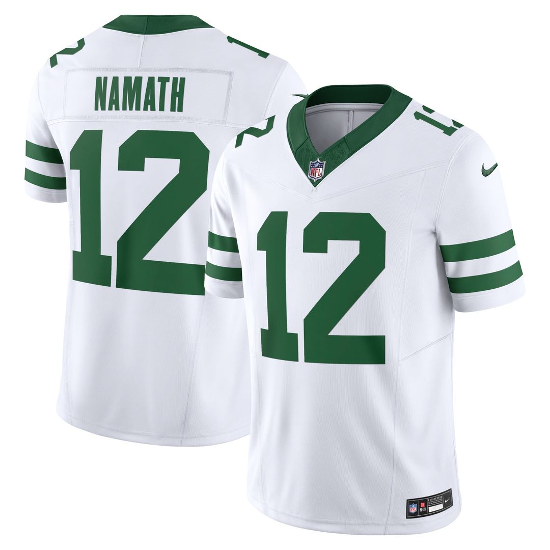 Men's Nike New York Jets Joe Namath Legacy Black Alternate Vapor F.U.S.E. Limited NFL Jersey