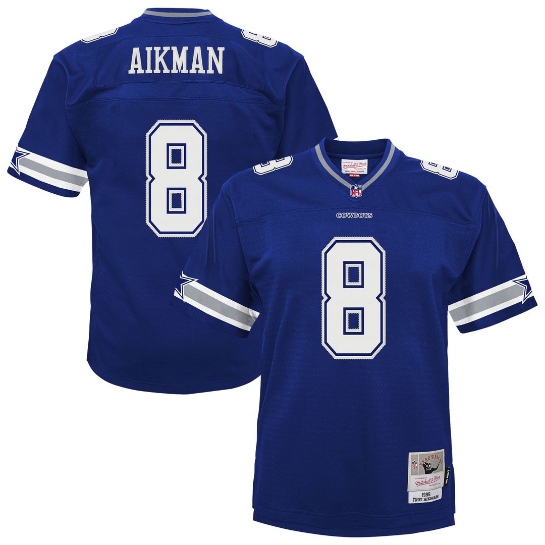 Preschool Mitchell & Ness Dallas Cowboys Troy Aikman Navy 1996 Retired Player Legacy NFL Jersey