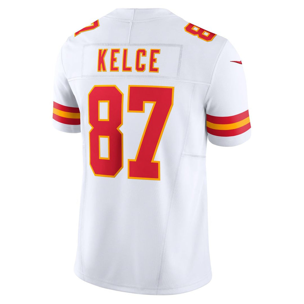 Men's Nike Kansas City Chiefs Travis Kelce Red Vapor F.U.S.E. Limited NFL Jersey