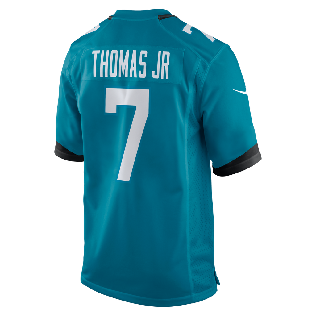 Men's Nike Jacksonville Jaguars Brian Thomas Jr Teal Player Game NFL Jersey