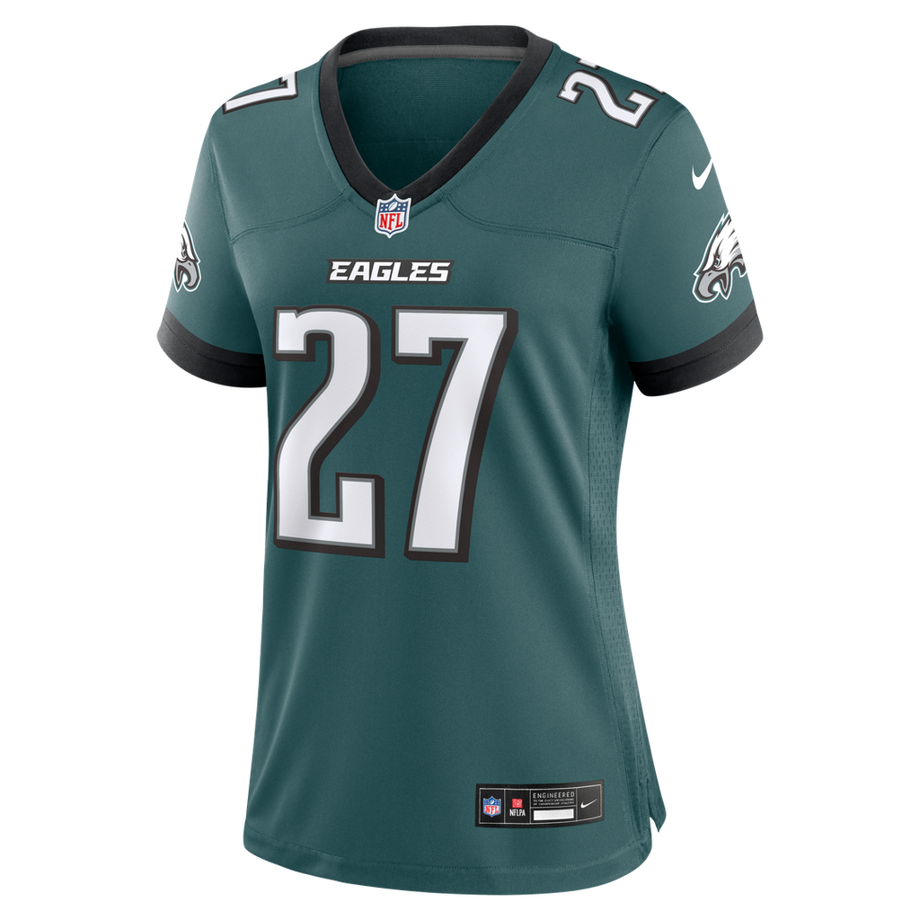 Women's Nike Philadelphia Eagles Quinyon Mitchell Midnight Green Team Game NFL Jersey