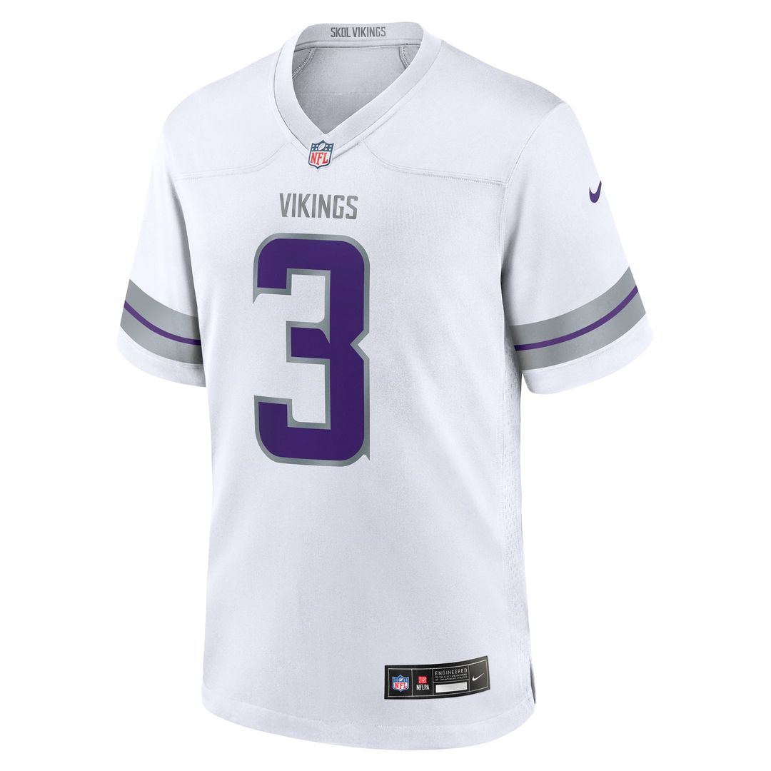 Men's Nike Minnesota Vikings Jordan Addison Purple Game NFL Jersey