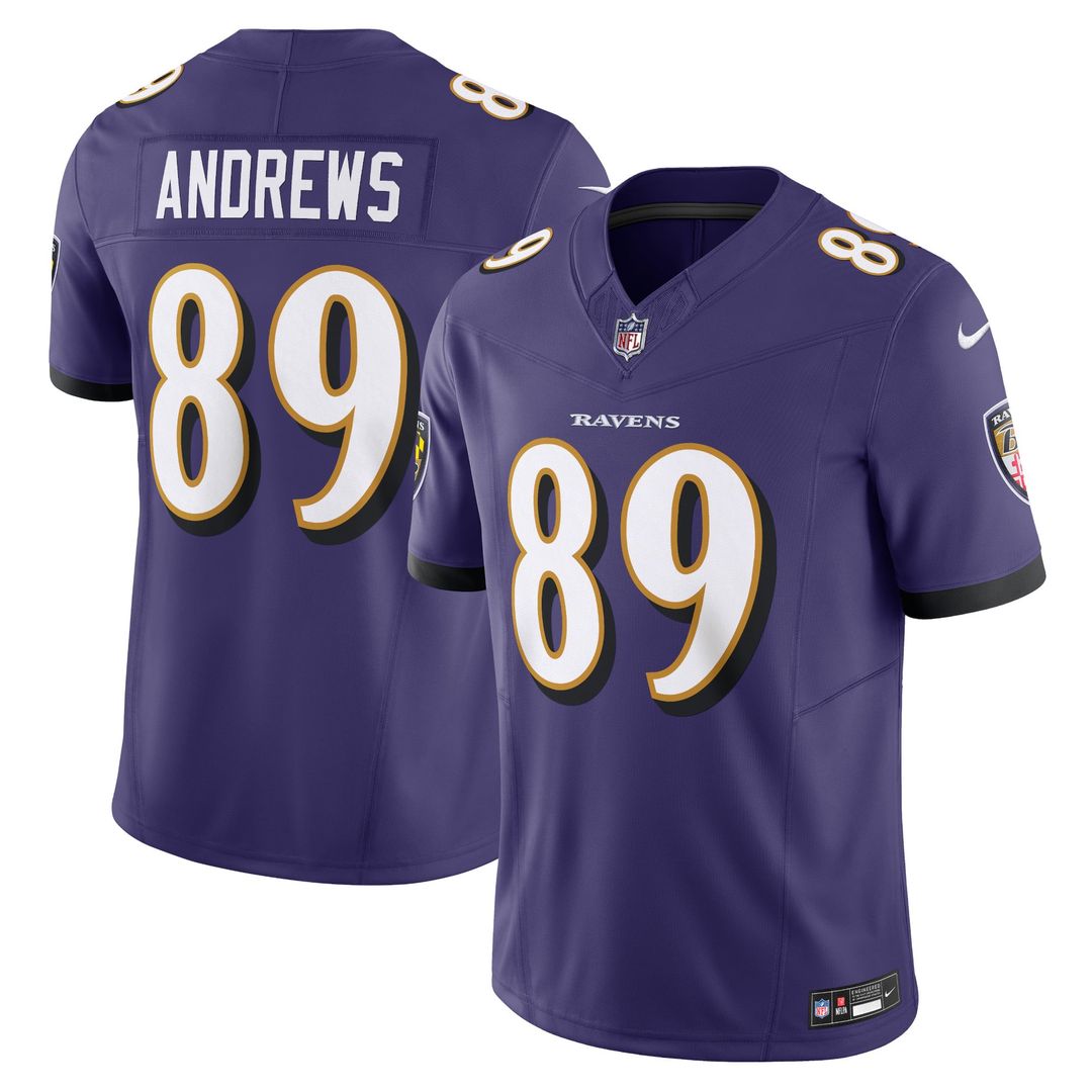 Men's Nike Baltimore Ravens Mark Andrews Purple Vapor F.U.S.E. Limited NFL Jersey