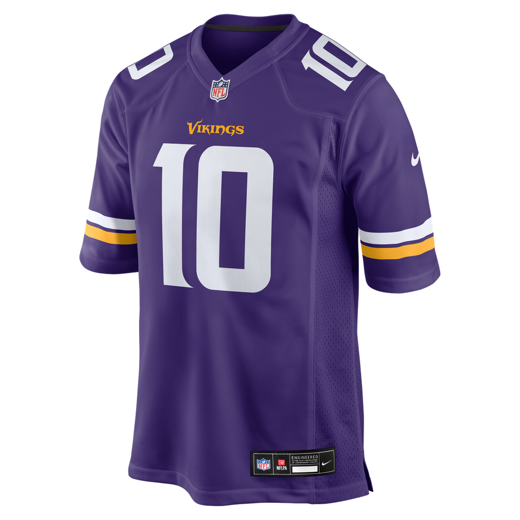 Men's Nike Minnesota Vikings Fran Tarkenton Purple Game Retired Player NFL Jersey