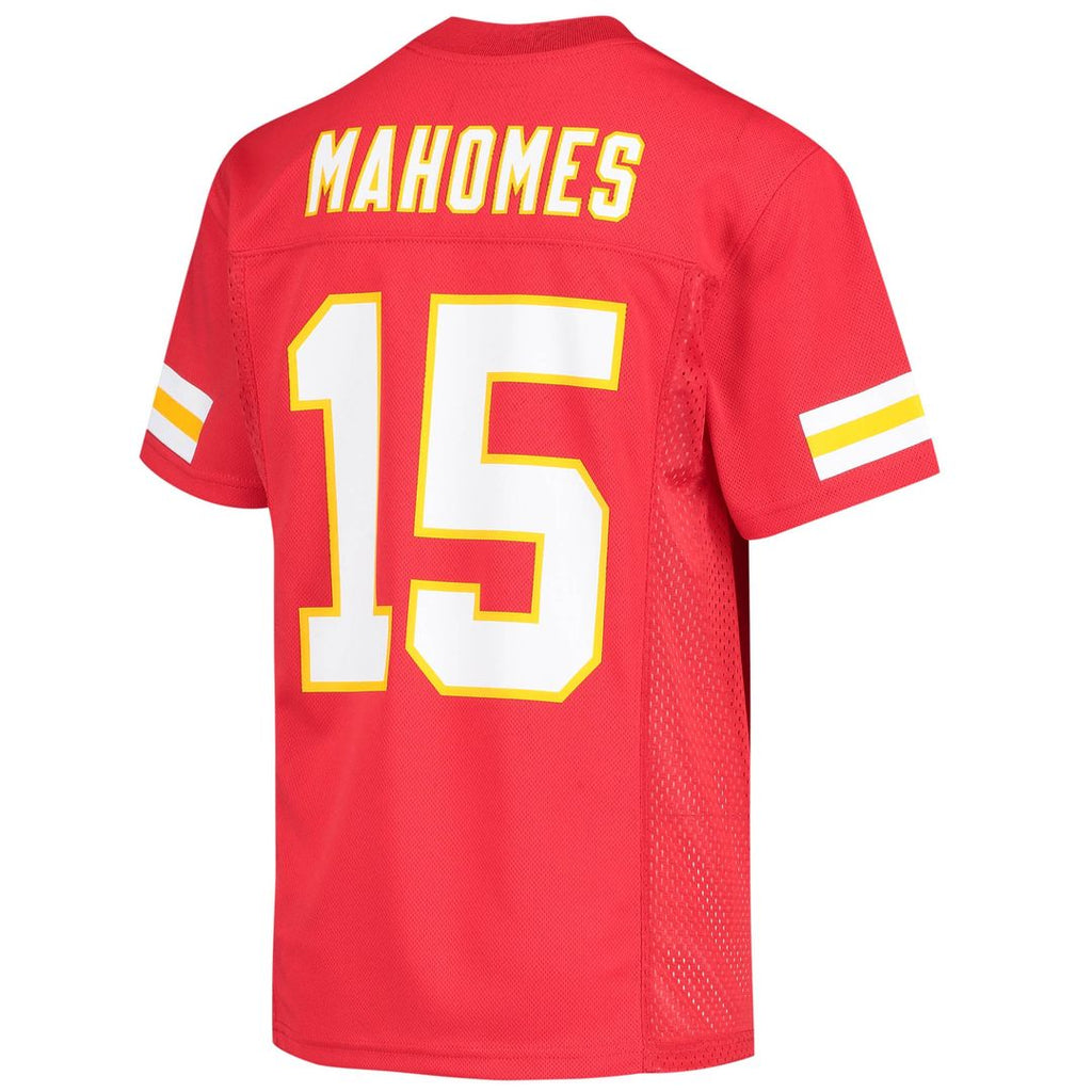 Youth Kansas City Chiefs Patrick Mahomes Red Replica Player NFL Jersey