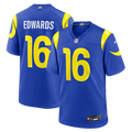 Men's Nike Los Angeles Rams Tru Edwards Royal Team Game NFL Jersey