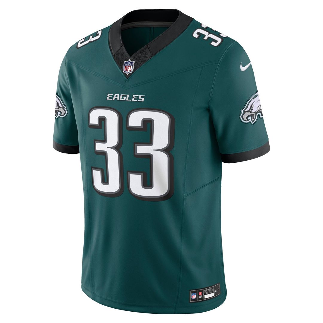 Men's Nike Philadelphia Eagles Cooper DeJean Midnight Green Team Vapor F.U.S.E. Limited NFL Jersey