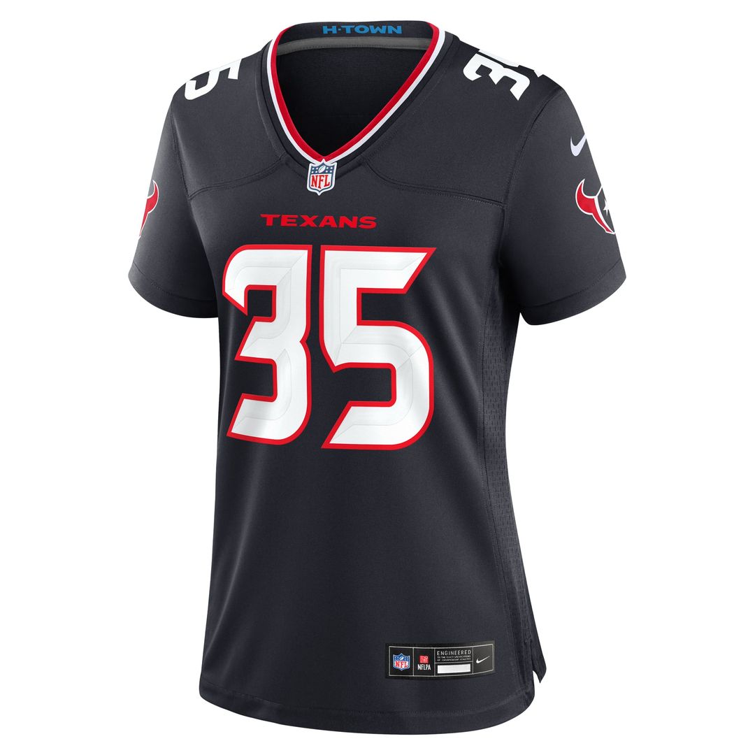 Women's Nike Houston Texans Jake Hansen Navy Team Game NFL Jersey