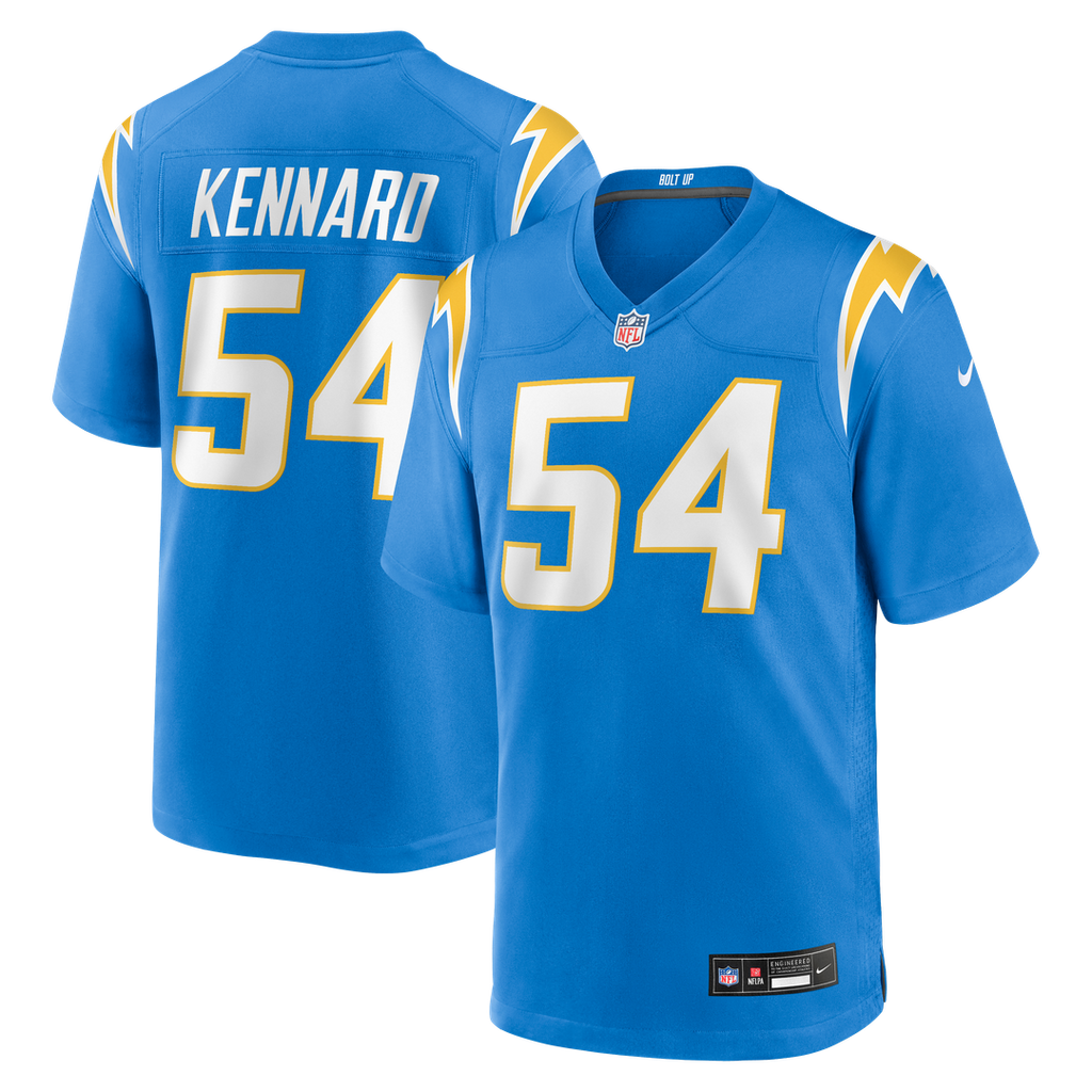 Men's Nike Los Angeles Chargers Kyle Kennard Powder Blue Team Game NFL Jersey