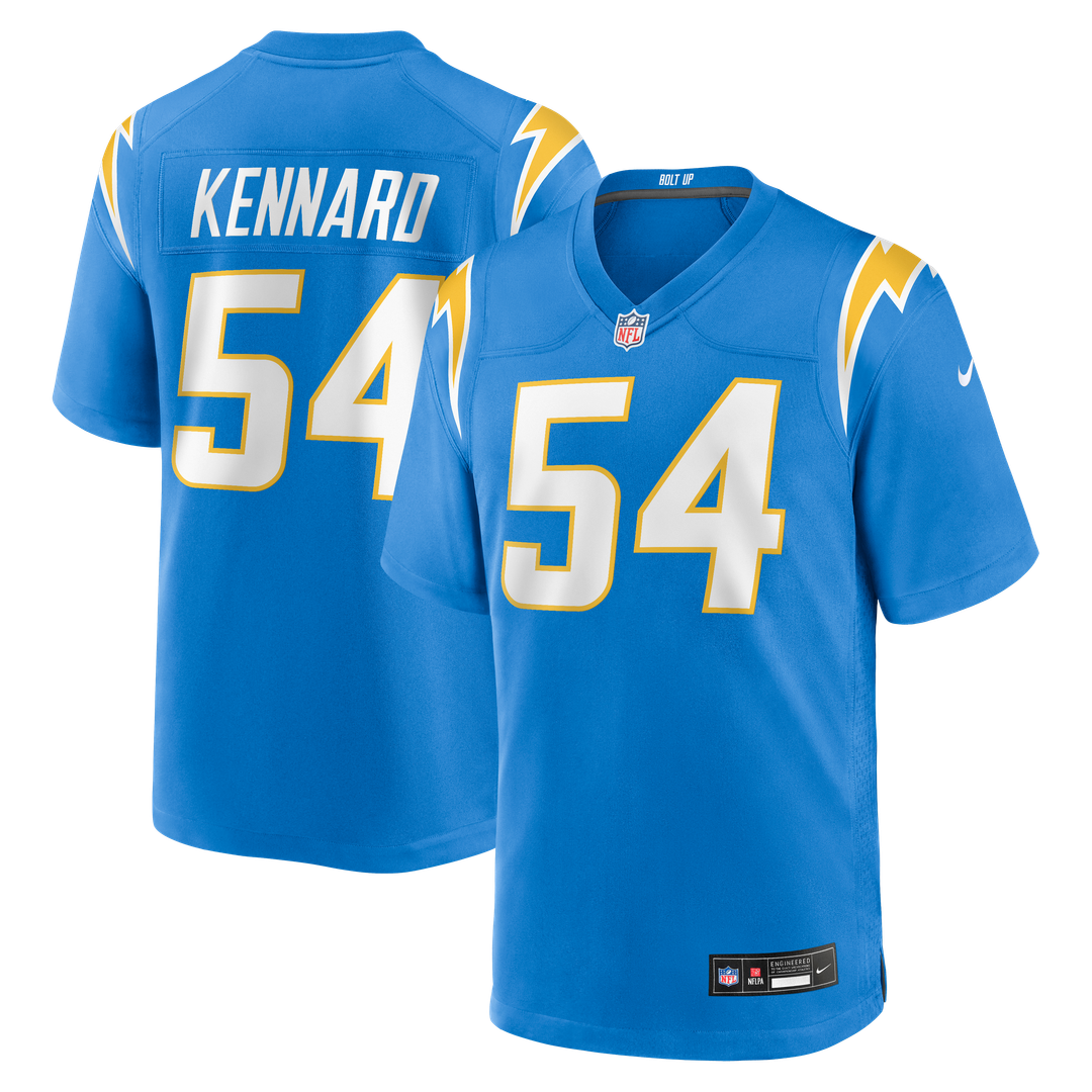 Men's Nike Los Angeles Chargers Kyle Kennard Powder Blue Team Game NFL Jersey