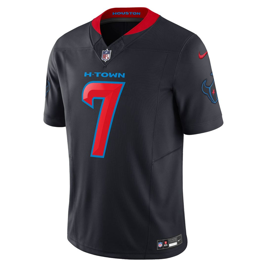 Men's Nike Houston Texans C.J. Stroud White Vapor F.U.S.E. Limited NFL Jersey