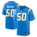 Men's Nike Los Angeles Chargers Caleb Murphy Powder Blue Team Game NFL Jersey