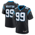 Men's Nike Carolina Panthers Tershawn Wharton Black Team Game NFL Jersey