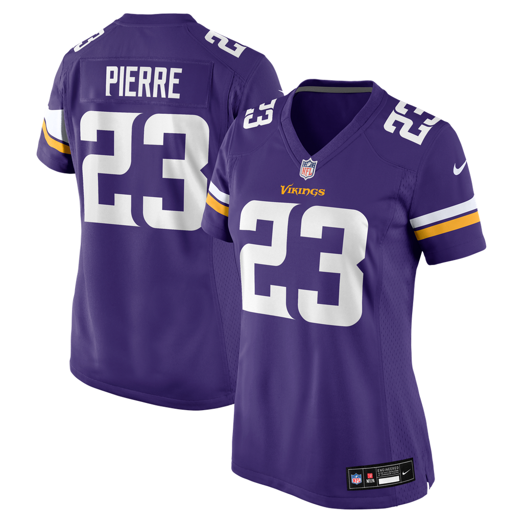 Women's Nike Minnesota Vikings James Pierre Purple Team Game NFL Jersey