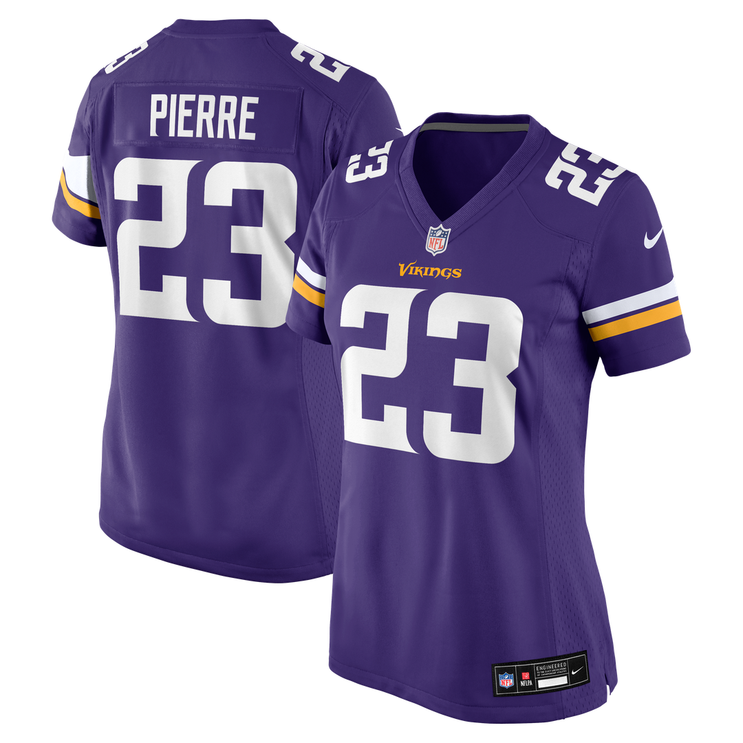Women's Nike Minnesota Vikings James Pierre Purple Team Game NFL Jersey