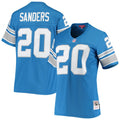 Women's Mitchell & Ness Detroit Lions Barry Sanders Blue 1996 Legacy Replica NFL Jersey