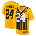 Men's Nike Pittsburgh Steelers Joey Porter Jr. Gold Alternate 1933 Throwback Game NFL Jersey