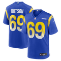 Men's Nike Los Angeles Rams Kevin Dotson Royal Game NFL Jersey