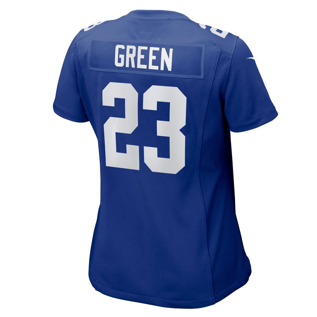 Women's Nike New York Giants Art Green Royal Team Game NFL Jersey