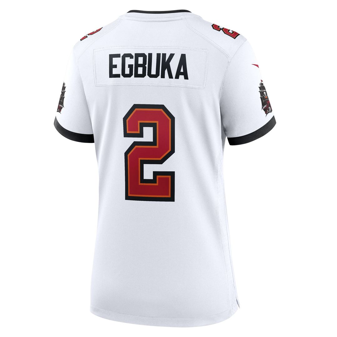 Women's Nike Tampa Bay Buccaneers Emeka Egbuka Red Team Game NFL Jersey