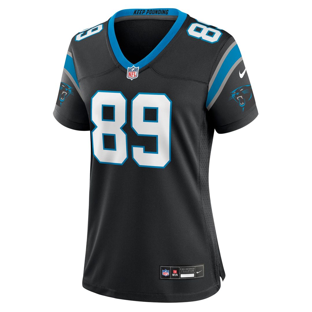 Women's Nike Carolina Panthers Steve Smith Sr. Black Retired Player Game NFL Jersey