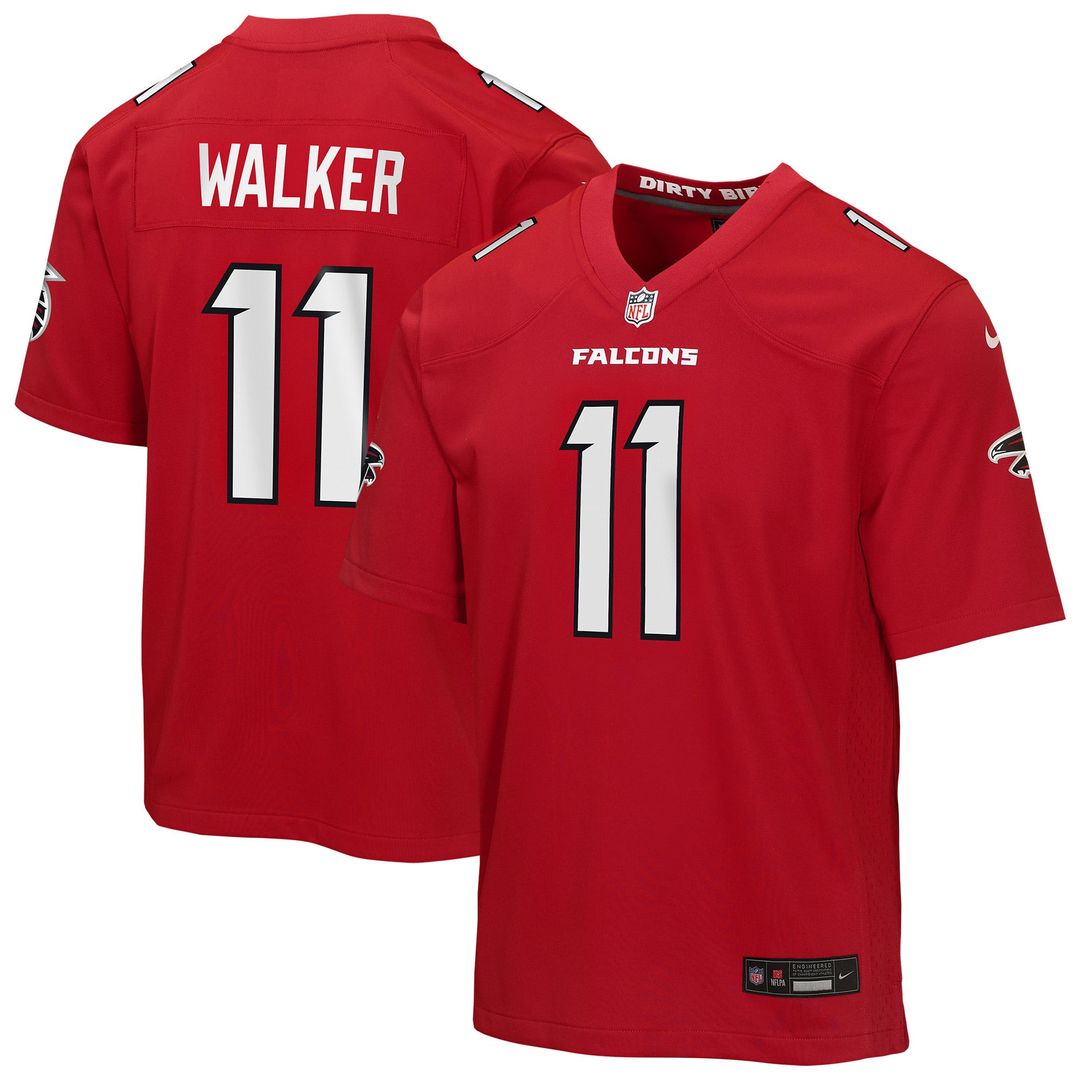 Youth Nike Atlanta Falcons Jalon Walker White Game NFL Jersey