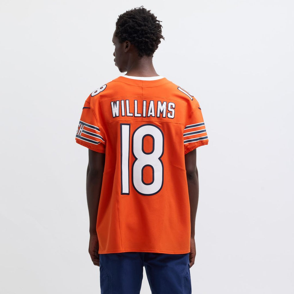 Men's Nike Chicago Bears Caleb Williams Orange Alternate Vapor F.U.S.E. Elite NFL Jersey